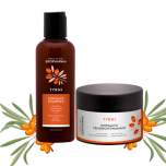 Kinkekomplekt - Ekopharma niisutav ja tugevdav astelpaju šampoon ja ravimask