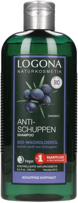 Hooldav šampoon kadakaga kõõmavastane Logona Juniper, 250 ml